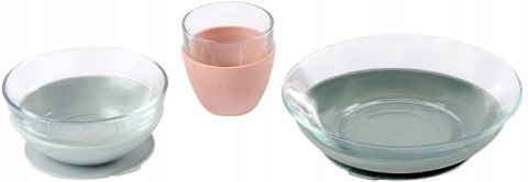 Komplet zestaw naczyń Beaba Duralex Eucalyptus