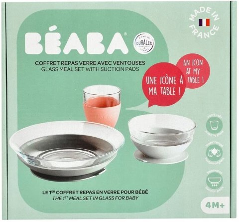 Komplet zestaw naczyń Beaba Duralex Eucalyptus