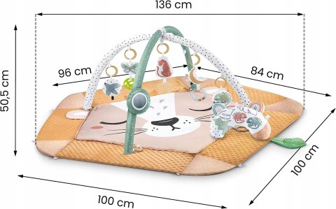 NUKIDO Interaktywna mata edukacyjna 5w1 Lew