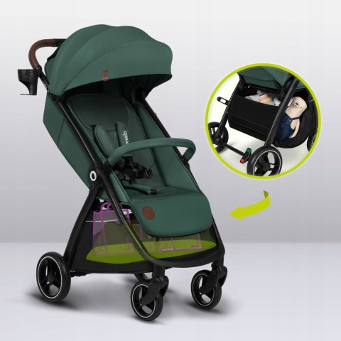 WÓZEK SPACEROWY DO 22 KG BEZOBSŁUGOWE KOŁA SZYBKIE SKŁADANIE LIONELO INGRID