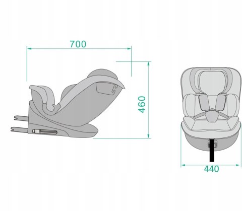 Bebeconfort RevolveFix 360 i-Size 40-150 cm ISOFIX Dual Red
