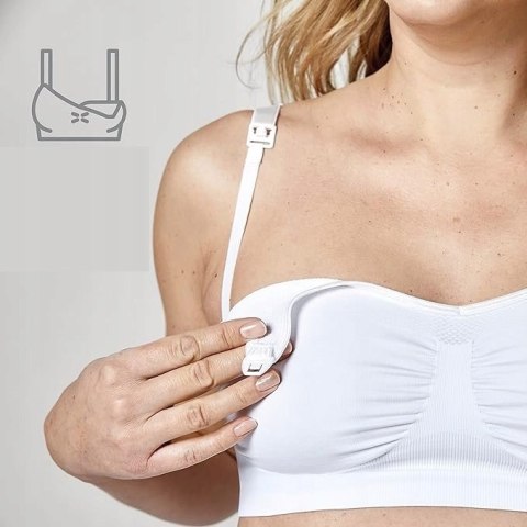 Biustonosz do karmienia Medela Keep Cool M biały