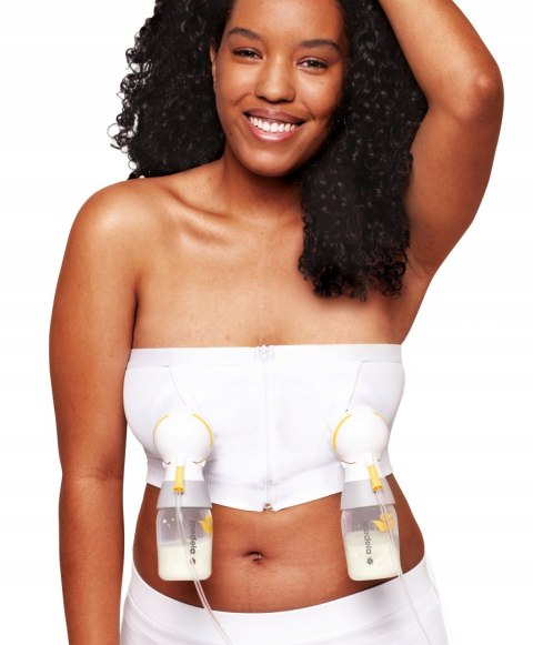 Gorset MEDELA Biustonosz Hands-Free L Biały