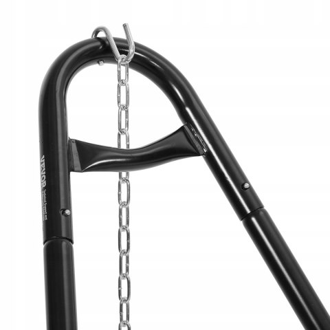 Stelaż Hamaka z drążkiem Vevor czarny udźwig 249 kg