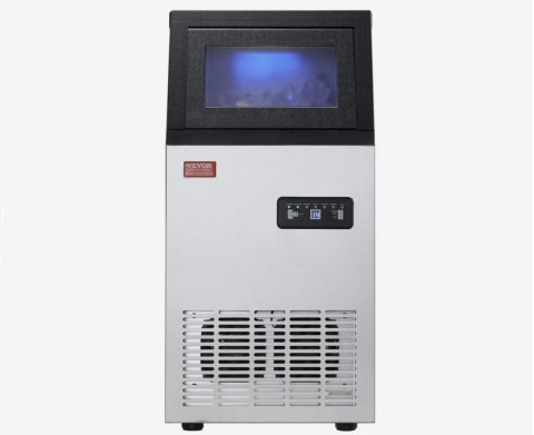 VEVOR Komercyjna Kostkarka do lodu 38 kg