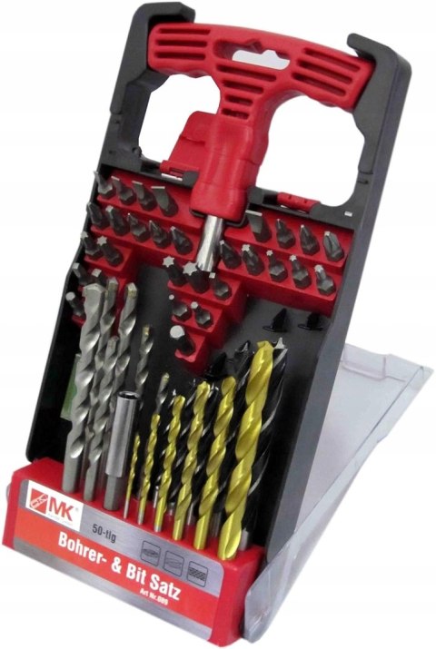 Zestaw wierteł i bitów 50 el. MK Handel