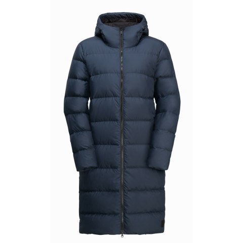 Damski płaszcz puchowy z kapturem Jack Wolfskin FROZEN PALACE COAT S