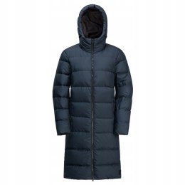Damski płaszcz puchowy z kapturem Jack Wolfskin FROZEN PALACE COAT S