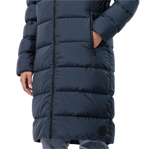 Damski płaszcz puchowy z kapturem Jack Wolfskin FROZEN PALACE COAT S
