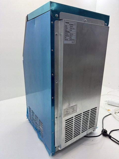 Kostkarka do lodu Vevor BY-90PF srebrny 35 kg/24h