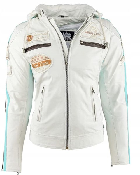 URBAN 5884 Damska skórzana kurtka motocyklowa 3XL