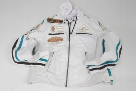 URBAN 5884 Damska skórzana kurtka motocyklowa 3XL