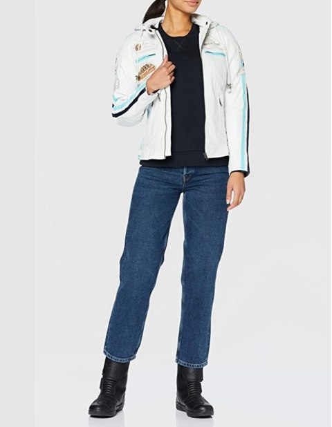 URBAN 5884 Damska skórzana kurtka motocyklowa 3XL