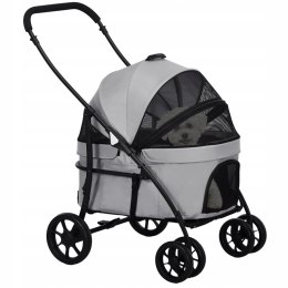 PawHut Wózek dla Psa do 10 kg szary