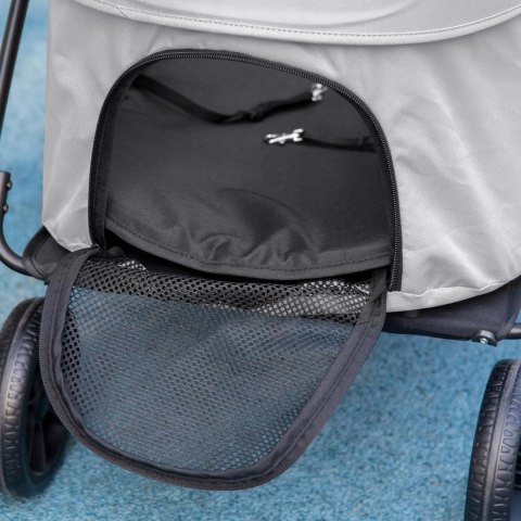 PawHut Wózek dla Psa do 10 kg szary