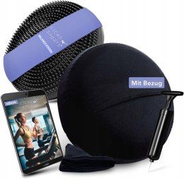 Poduszka Fitness na Siedzenie Sensomotoryczna 33cm czarna