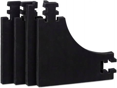 Osłona na ścianę Tarczy do Darta Relaxdays R6 czarna