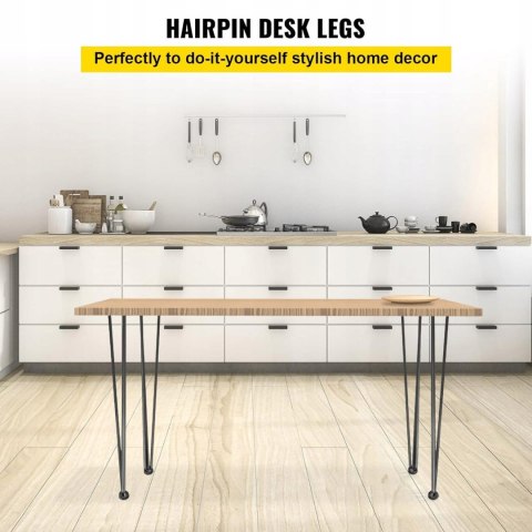 Zestaw 4x Metalowe Nogi Do Stołu Biurka 66 cm