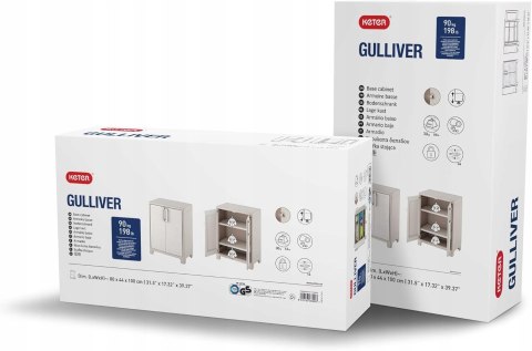 Beżowa Szafka Keter 100 x 80 x 44 cm