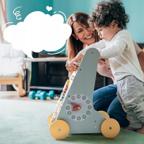 Chodzik Pchacz Edukacyjny Drewniany ROBUD