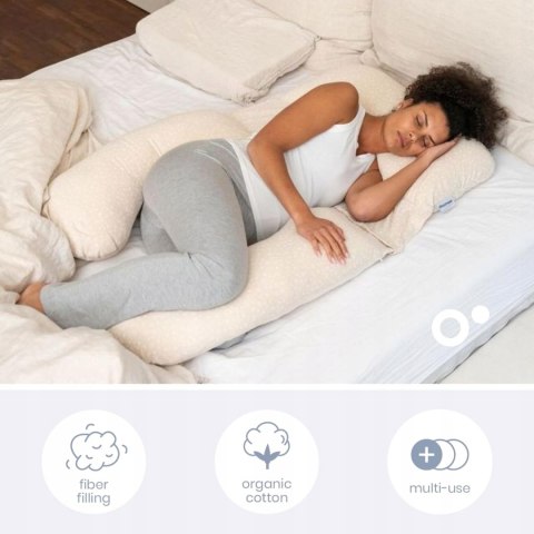 Doomoo Maxxy Poduszka Ciążowa do Karmienia beżowa XXL