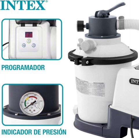 Intex Krystal Pompa Filtrująca Piaskowa 4.500 L/H