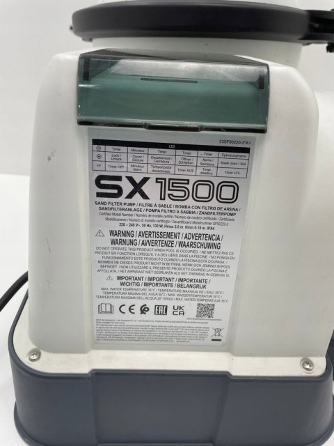 Intex Krystal Pompa Filtrująca Piaskowa 4.500 L/H