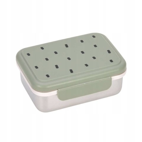 Lassig Lunchbox Pojemnik ze stali nierdzewnej Oliwkowy