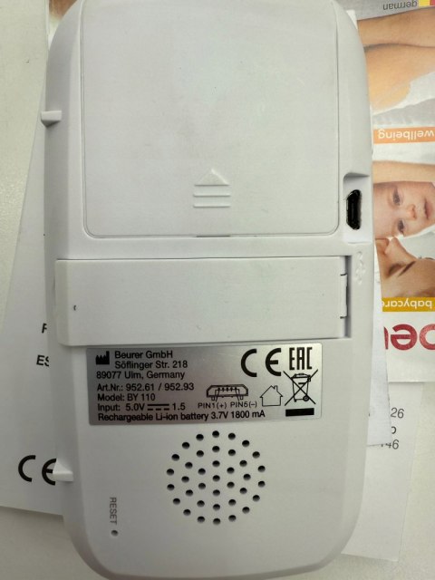 Niania Elektroniczna Beurer BY 110 szary