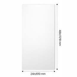 Pleksi 1szt. Płyta Z Tworzywa Sztucznego HDPE 1219 x 610 mm