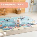 Sweety Fox Play Składana Mata do raczkowania 150x180 cm Ocean