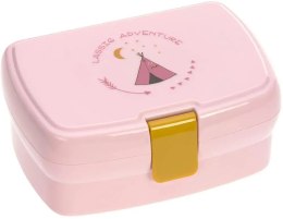 TIPI Różowa Śniadaniówka z wkładką Lunchbox LASSIG
