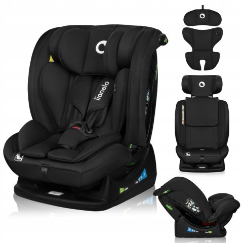 Fotelik samochodowy 40-150 cm PRZÓD TYŁ łatwy montaż Lionelo Izzy I-Size