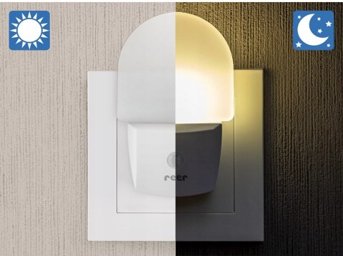 Lampka nocna Reer LED ciepła biel