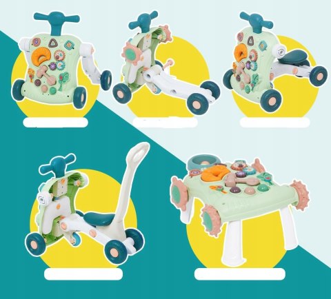 Pchacz chodzik stolik edukacyjny dla dzieci 6w1 3m+