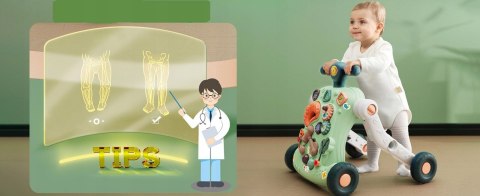 Pchacz chodzik stolik edukacyjny dla dzieci 6w1 3m+