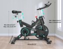 Rower treningowy Wenoker Spinning magnetyczny, cichy z wyświetlaczem