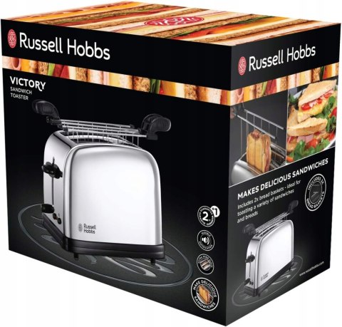 Toster Russell Hobbs Chester 23310-57 srebrny 1200 W