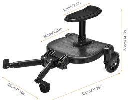 Vihir Dostawka do wózka z siodełkiem