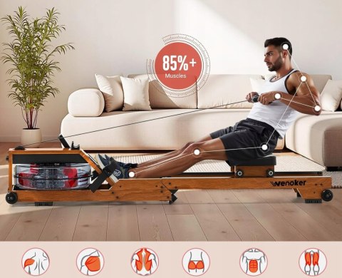 Wioślarz wodny Wenoker Rw623 z litego drewna dębowego