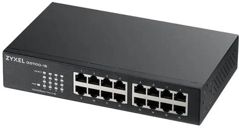Zyxel Gs1100-16 Przełącznik niezarządzalny Gigabit Ethernet