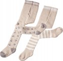 2 szt. Rajstopy dziecięce Beżowe 62-68 Jacob's