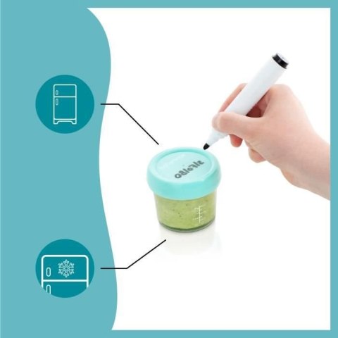 Babymoov Pojemniki słoiczki szklane do żywności 4szt 220ml