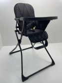 Czarne Krzesełko do karmienia RicoKids Nuco