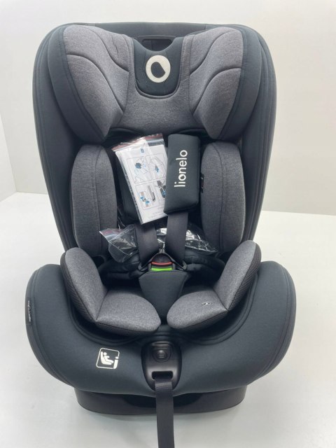Fotelik samochodowy Lionelo HARPER I-SIZE 2025 BLACK CARBON GREY