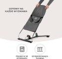 KinderKraft MIMI, Leżaczek Bujaczek, Pałąk z zabawkami, Grey