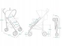 LEKKI WÓZEK SPACEROWY SPACERÓWKA LIONELO ELIA