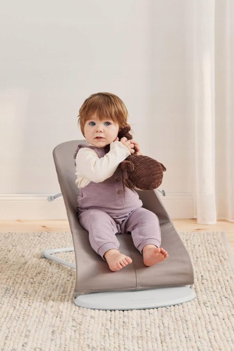 Leżaczek BabyBjorn BLISS piaskowo-szary
