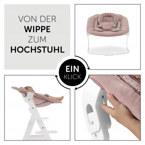 Leżaczek do krzesełka Hauck Alpha Bambi Rose