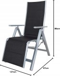 Składany leżak relaksacyjny 60 x 92 cm
